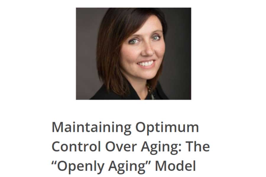 Maintaining Optimum Control Over Aging: The “Openly Aging” Model